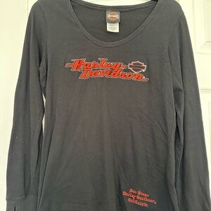 Harley-Davidson Black Shirt with Red Logo